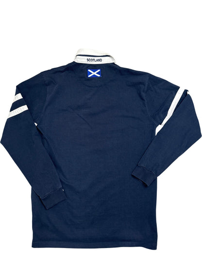 Vintage Navy Scotland Rugby Shirt (L)