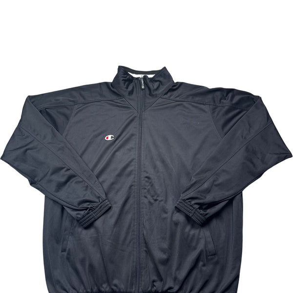 Vintage Black Champion Track Jacket (XXL)