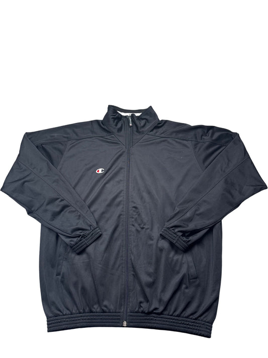 Vintage Black Champion Track Jacket (XXL)