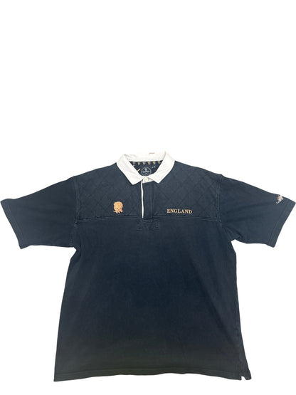 Vintage Blue England Rugby Shirt (XL) (XL)