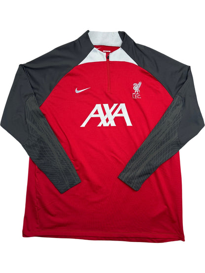 Vintage Red Nike Soccer Training Top Liverpool FC (XXL)