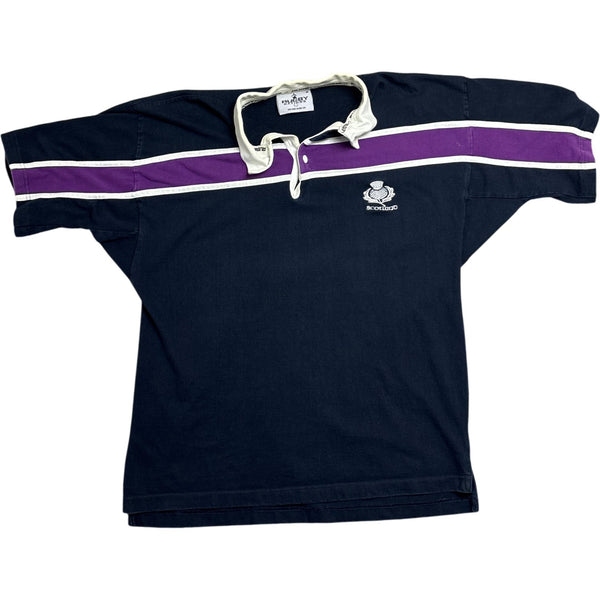 Vintage Navy Scotland Rugby Shirt 90s ()