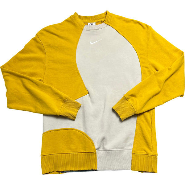 Vintage Yellow Nike Crewneck Sweatshirt 90s (S)