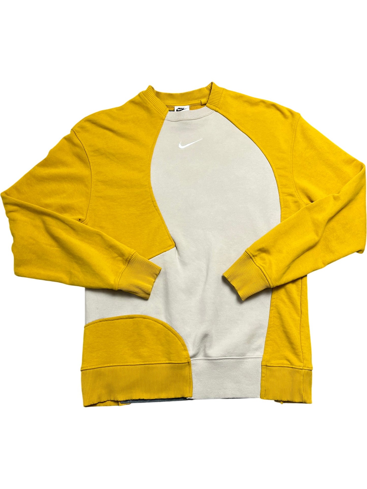 Vintage Yellow Nike Crewneck Sweatshirt 90s (S)