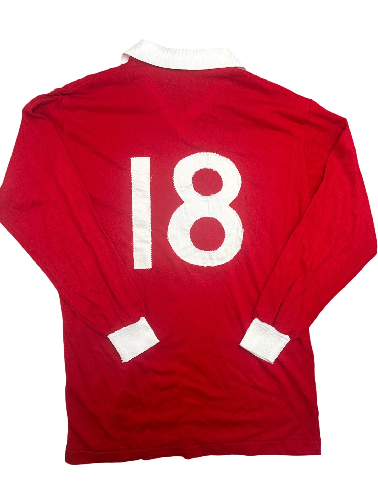 Vintage Red ESI Jersey 18 Football (L)