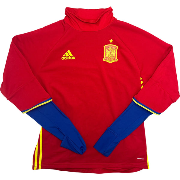 Vintage Red Adidas Spain Soccer Top (L)