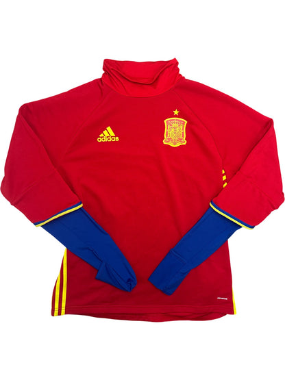 Vintage Red Adidas Spain Soccer Top (L)