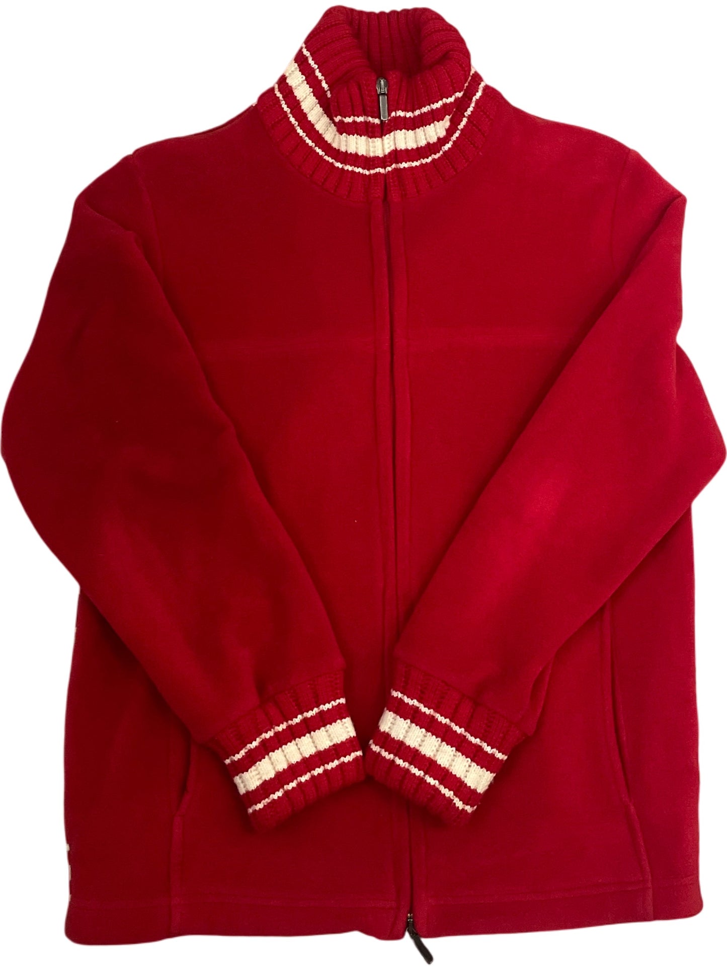 Vintage Red Whack Vintage Fleece Jacket Campagnolo Heavyweight (S)