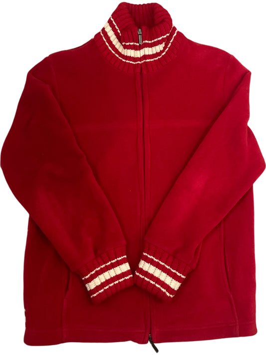 Vintage Red Whack Vintage Fleece Jacket Campagnolo Heavyweight (S)