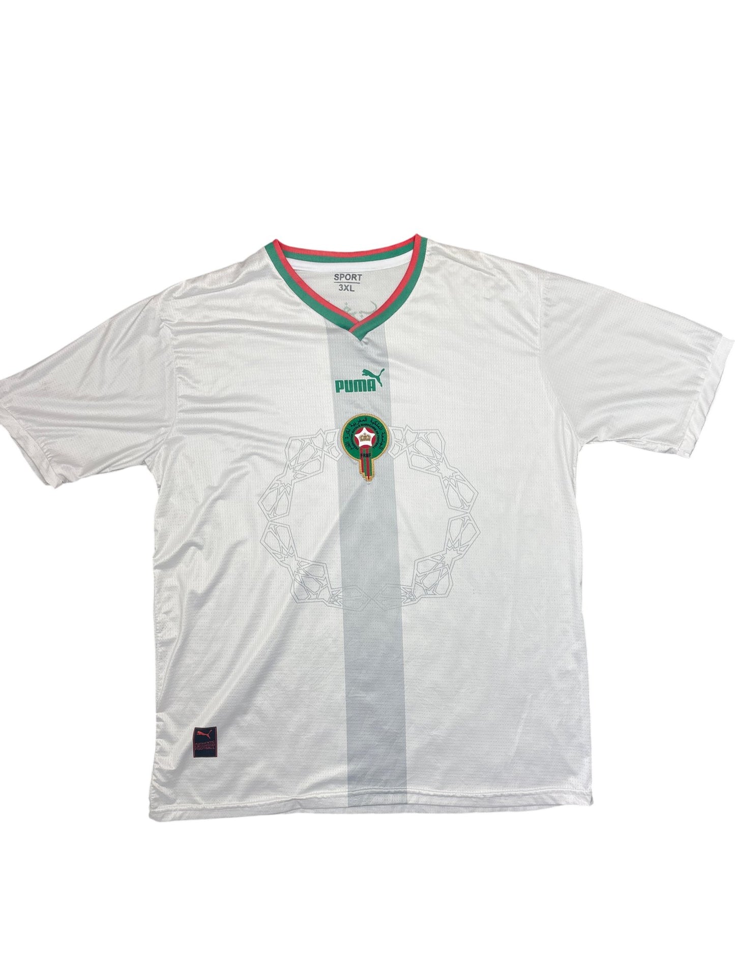 Vintage White Puma Football Jersey 3XL (XXL)