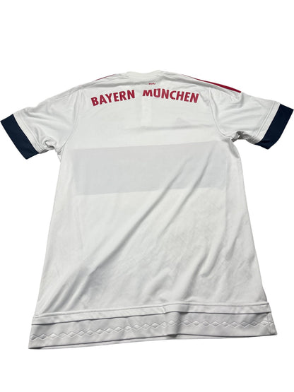 Vintage White Adidas Bayern Munich Football Jersey (M)