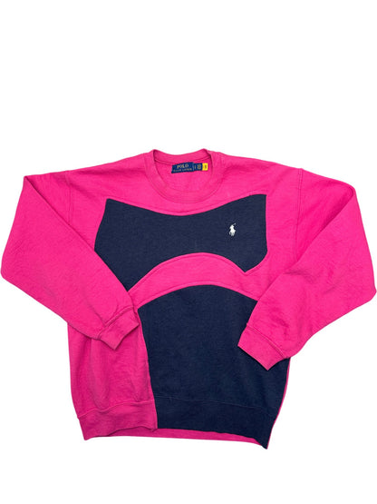 Vintage Pink Polo Ralph Lauren Sweatshirt 90s (L)