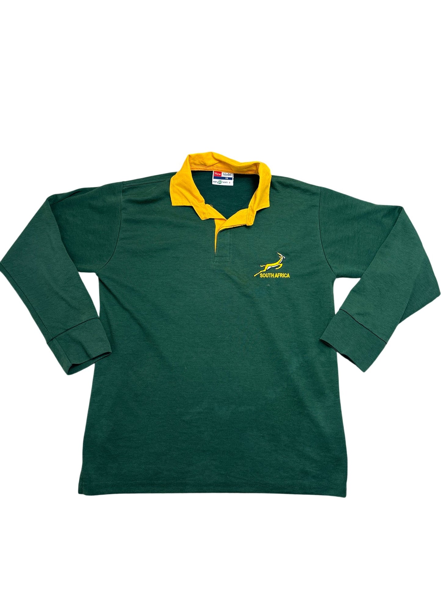 Vintage Green South Africa Rugby Shirt Y2K (S)