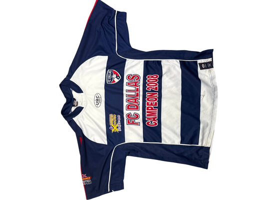 Vintage Blue UMC FC Dallas Jersey Campeon 2008 (XL)