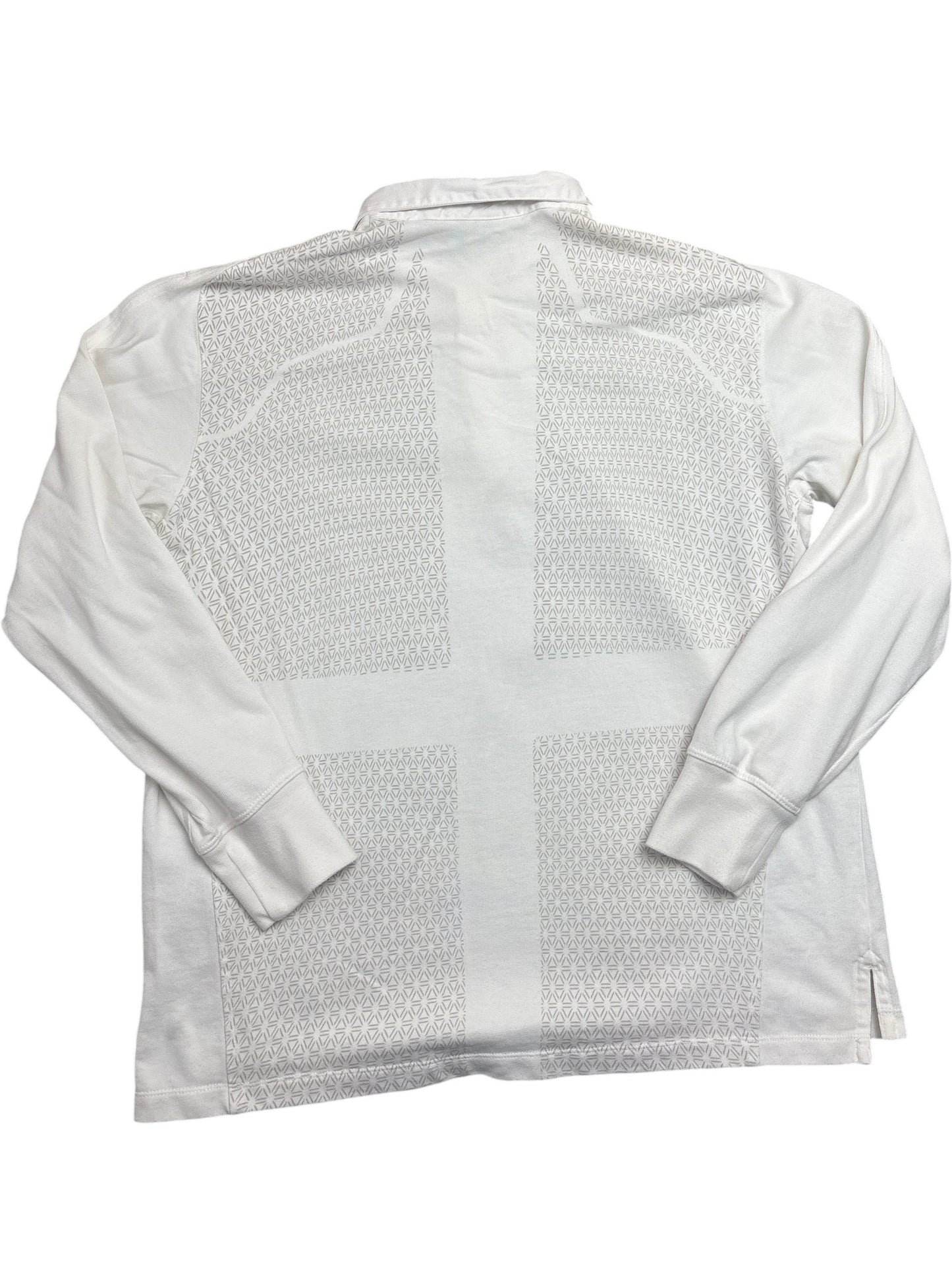 Vintage White Nike Rugby Shirt England O2 (L)