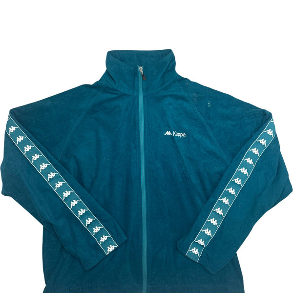 Vintage Blue Kappa Fleece Jacket 90s (XL)