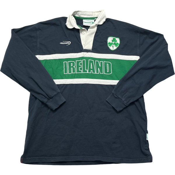 Vintage Navy Ireland Canterbury Rugby Jersey (XS)