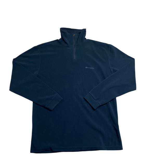 Vintage Blue Champion Fleece Jacket (XXL)