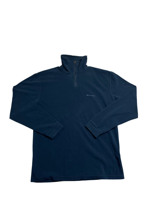 Vintage Blue Champion Fleece Jacket (XXL)