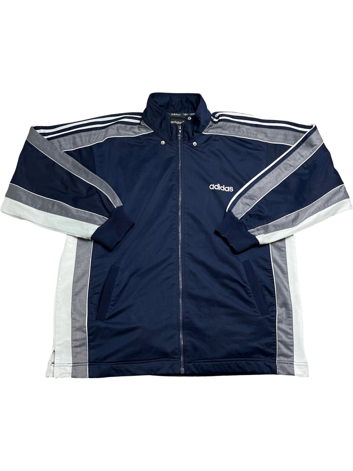 Vintage Navy Adidas Track Jacket (L)