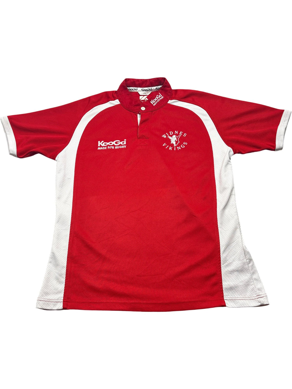 Vintage Red KooGa Rugby Shirt Widnes Vikings (L)