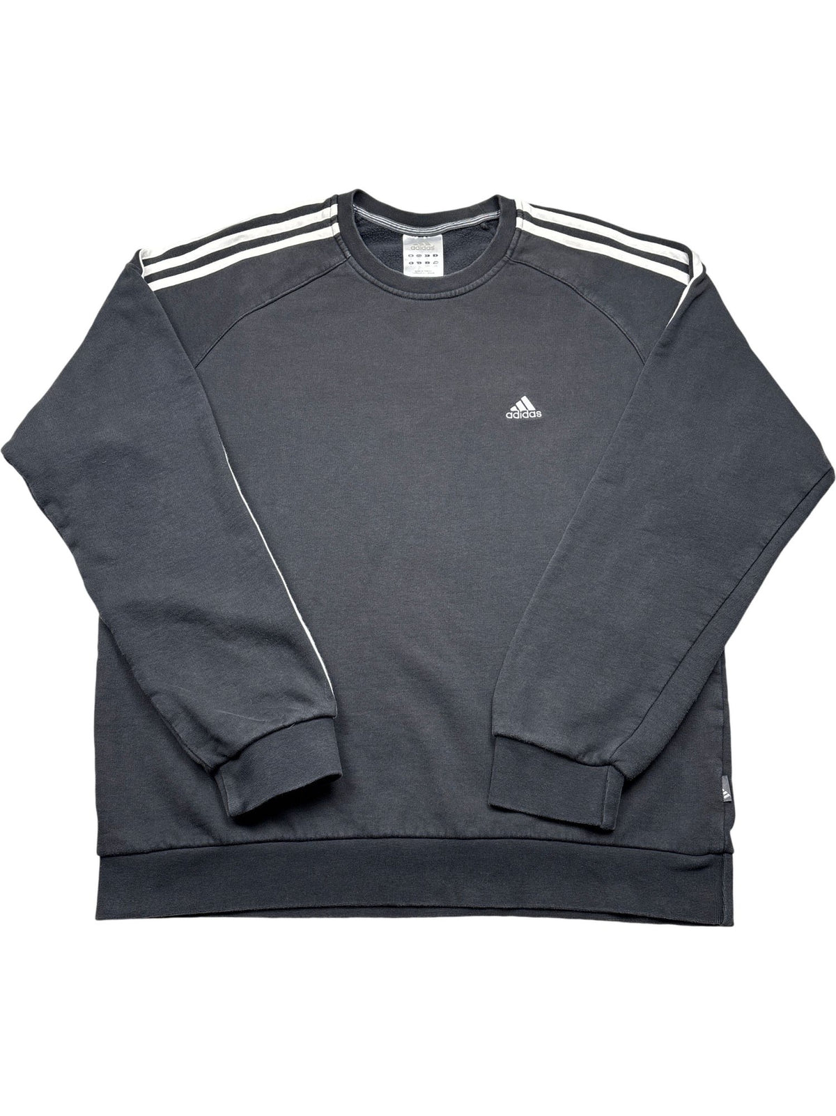 Vintage Black Adidas Sweatshirt  (L)