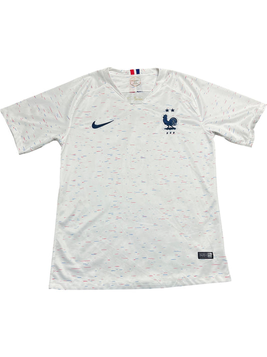 Vintage White Nike France Football Jersey (M)