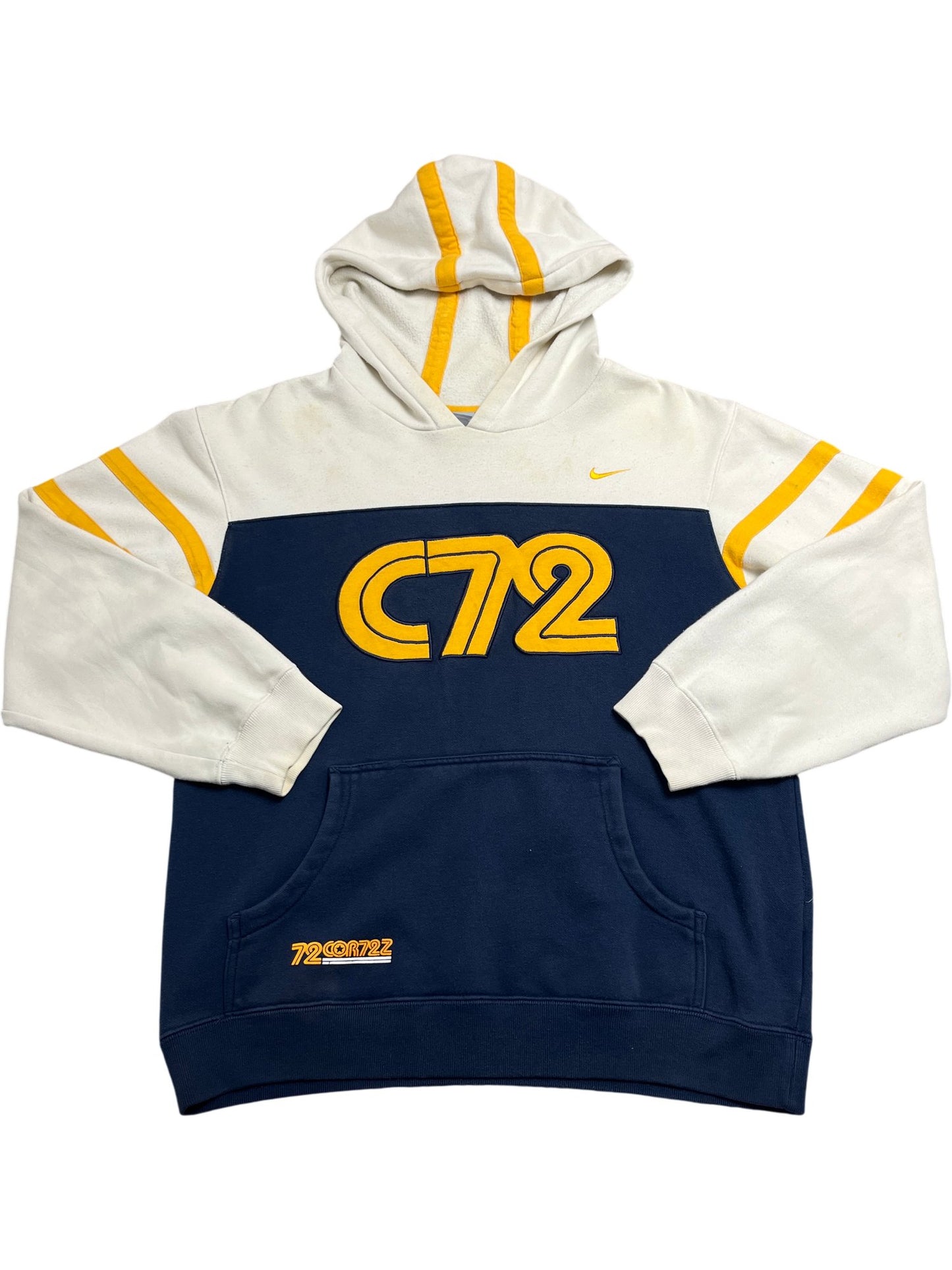 Vintage Yellow C72 Nike Hoodie 90s (M)