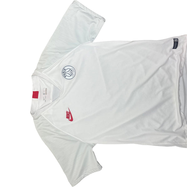 Vintage White Nike T-Shirt PSG Logo (S)