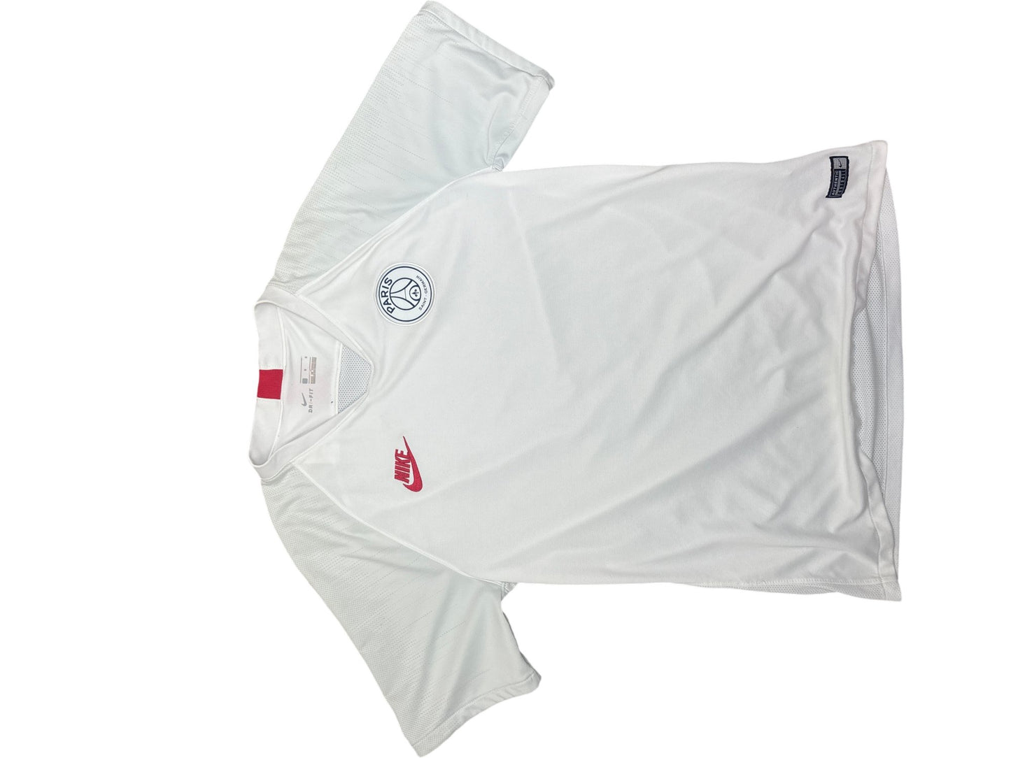 Vintage White Nike T-Shirt PSG Logo (S)