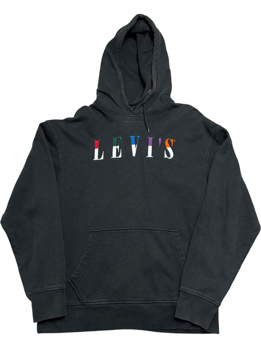 Vintage Black Levi's Hoodie (M)