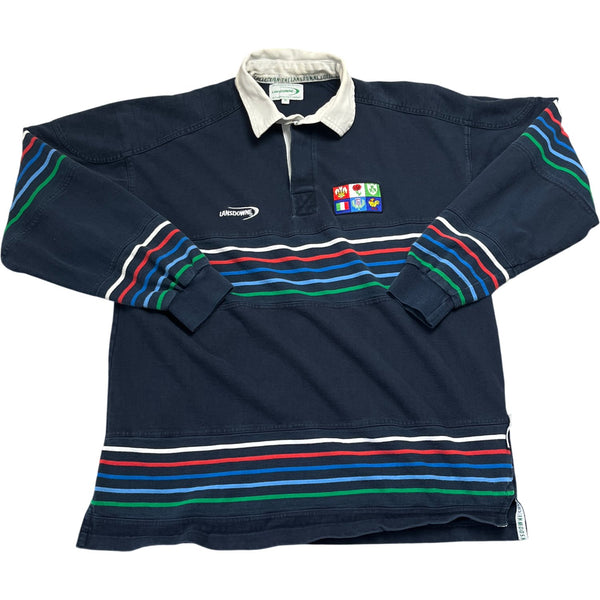 Vintage Navy Lansdowne Rugby Shirt 90s (XL)