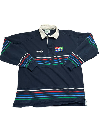 Vintage Navy Lansdowne Rugby Shirt 90s (XL)