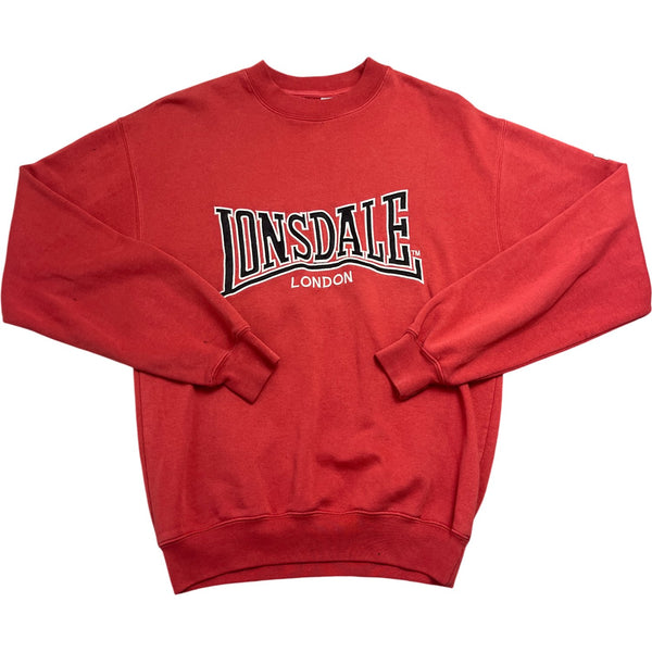 Vintage Red Lonsdale Sweatshirt (S)