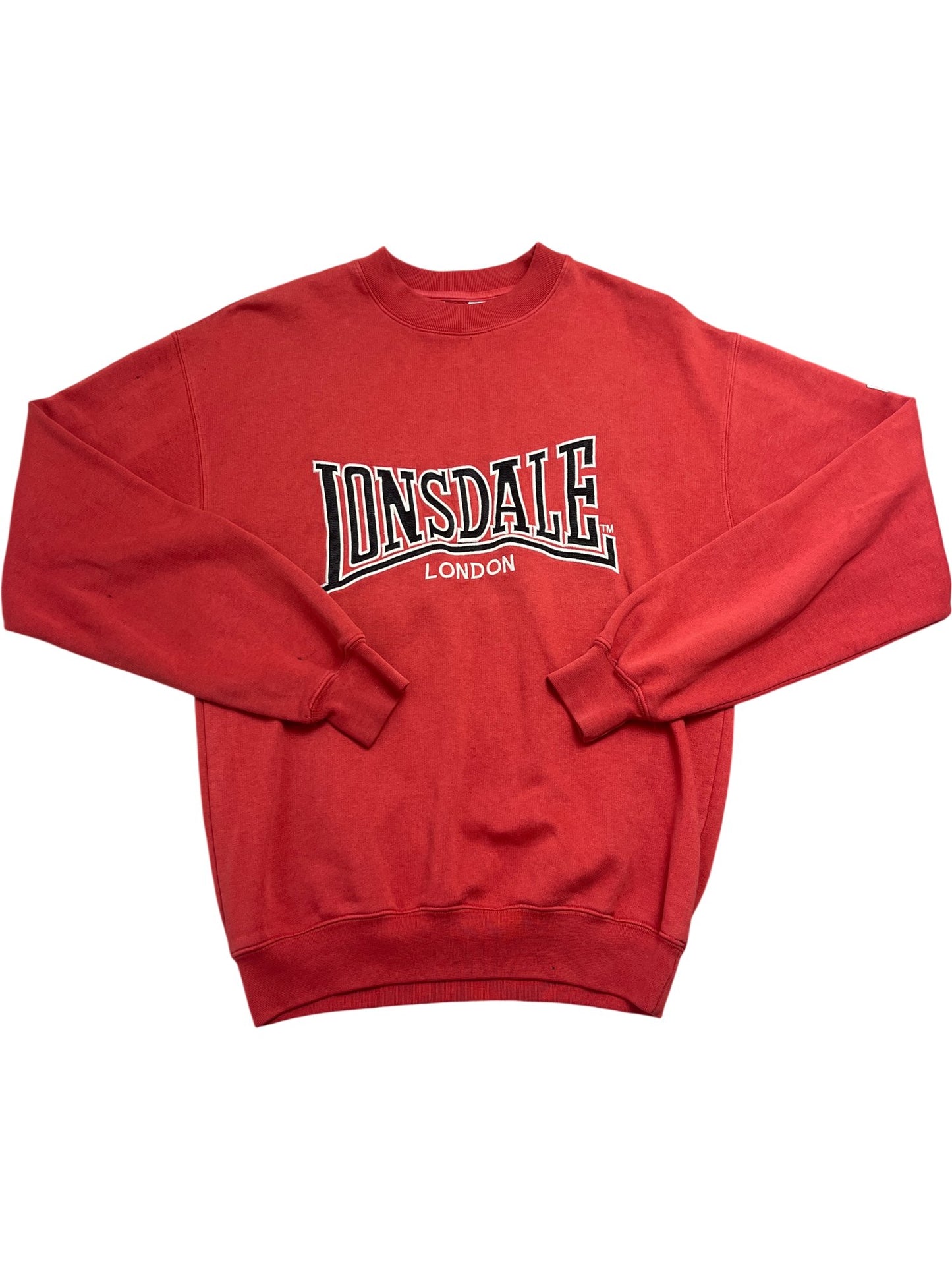 Vintage Red Lonsdale Sweatshirt (S)