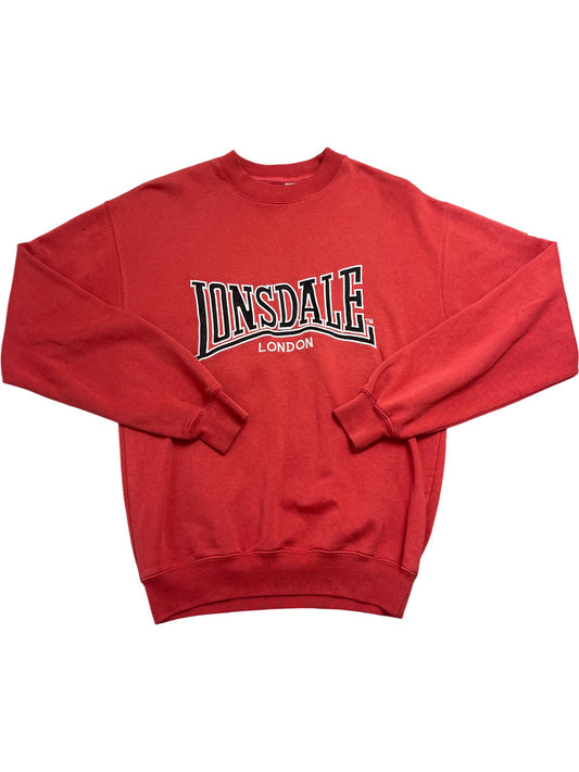 Vintage Red Lonsdale Sweatshirt (S)