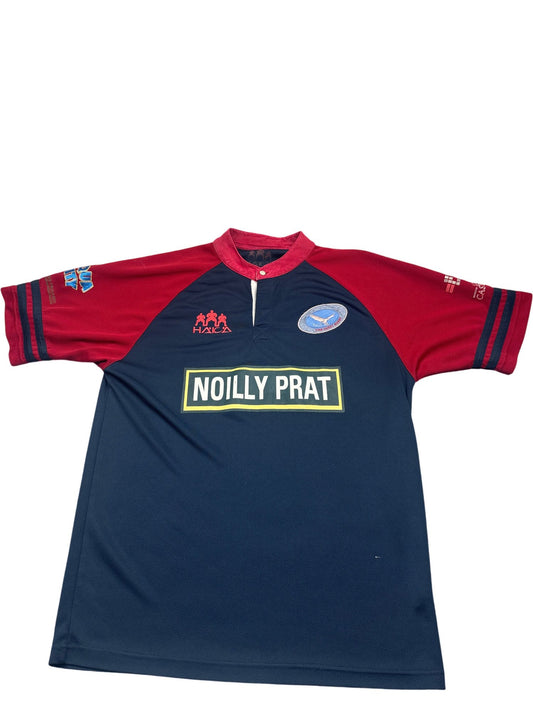 Vintage Navy Kappa Rugby Shirt Noilly Prat Sponsor (XXL)
