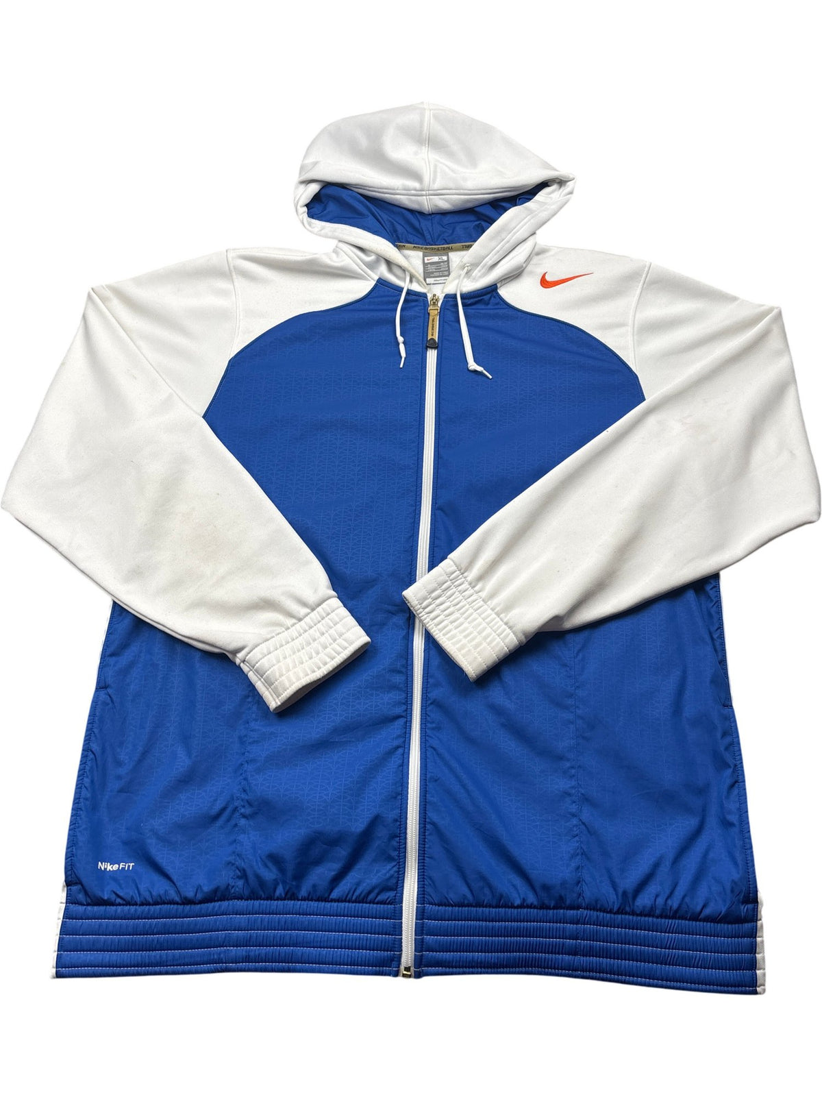 Vintage Blue Nike Hoodie 2010s (XXL)