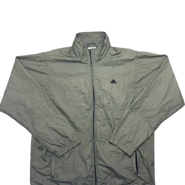 Vintage Khaki Adidas Windbreaker (L)