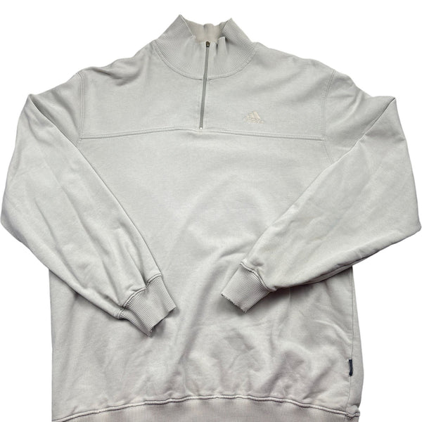 Vintage Beige Adidas Track Jacket Y2K (M)