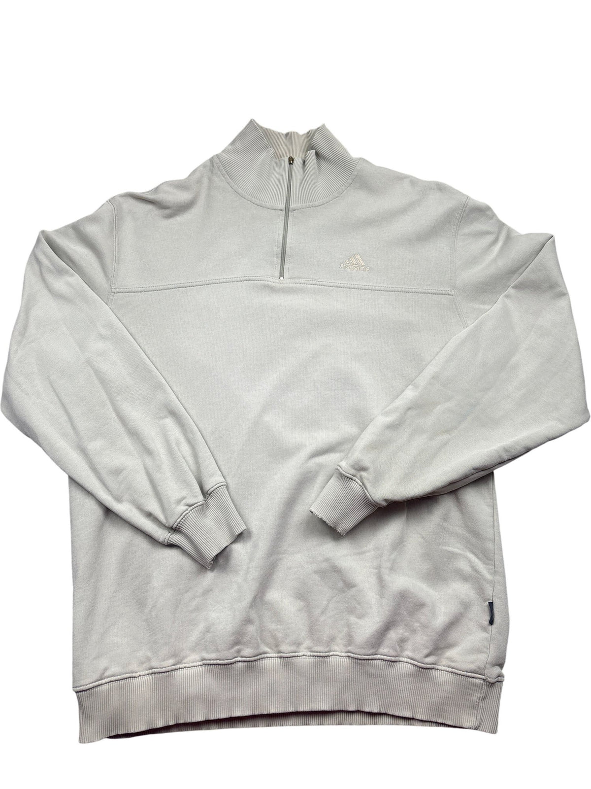 Vintage Beige Adidas Track Jacket Y2K (M)