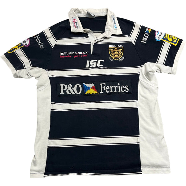 Vintage Black ISC Rugby Shirt Hull FC (M)