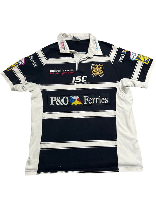Vintage Black ISC Rugby Shirt Hull FC (M)