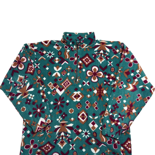 Vintage Teal Whack Vintage Fleece Sweater 90s (M)