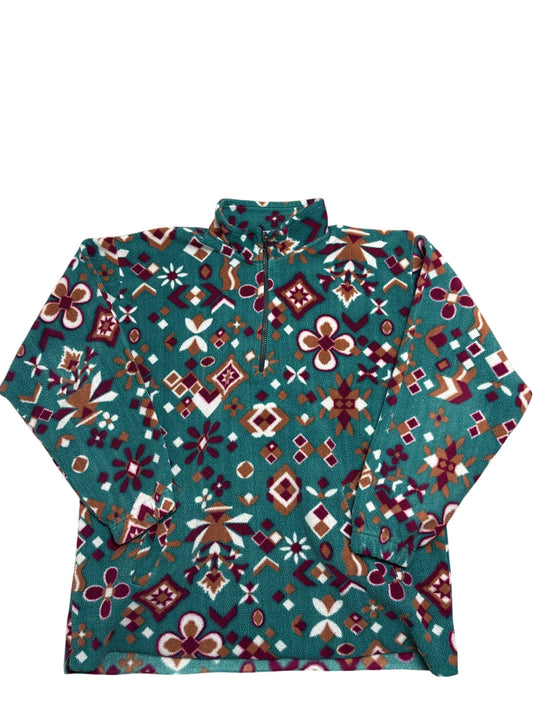 Vintage Teal Whack Vintage Fleece Sweater 90s (M)