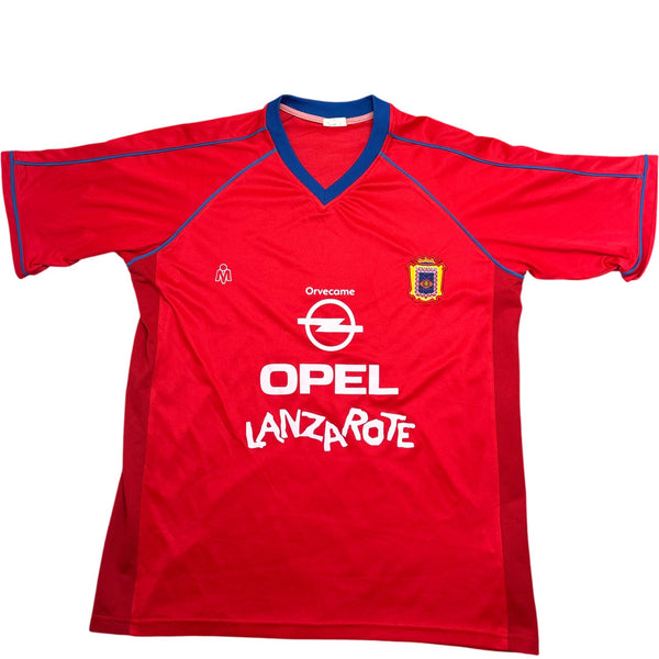 Vintage Red Opel Lanzarote Soccer Jersey (XL)