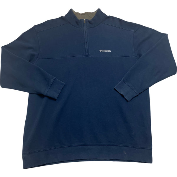Vintage Navy Columbia Crewneck Sweatshirt (XXL)