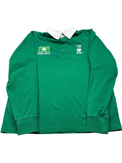 Vintage Green Rugby Shirt Ireland RBS Six Nations (S)
