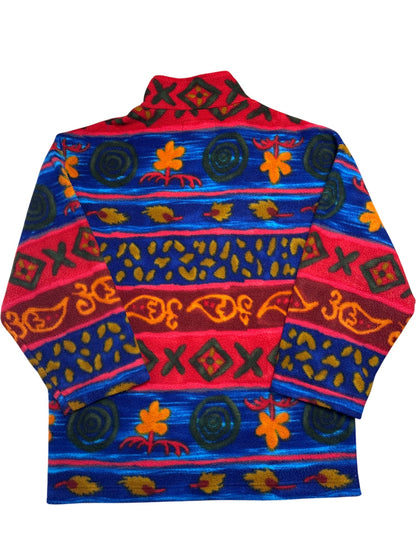 Vintage Multi Whack Vintage Fleece Retro Patterned (L)