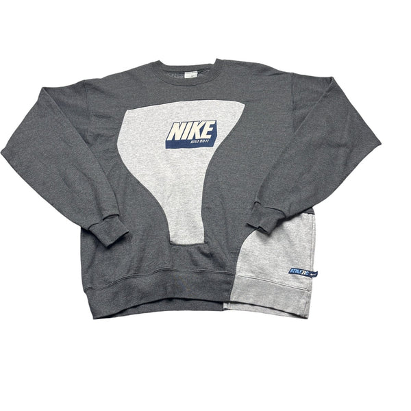 Vintage Grey Nike Rework Crewneck Sweatshirt (S)